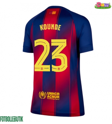 Barcelona Jules Kounde #23 Hemmatröja Kvinnor 2025-26 Kortärmad